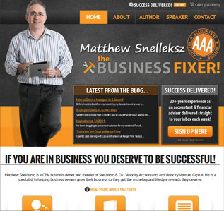 Business Fixer website design