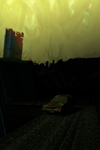 Desolate wasteland sketch