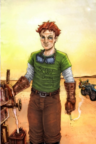 Futuristic digital illustration