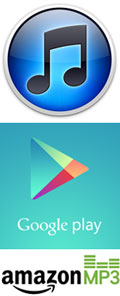 Logos of pay per download platforms