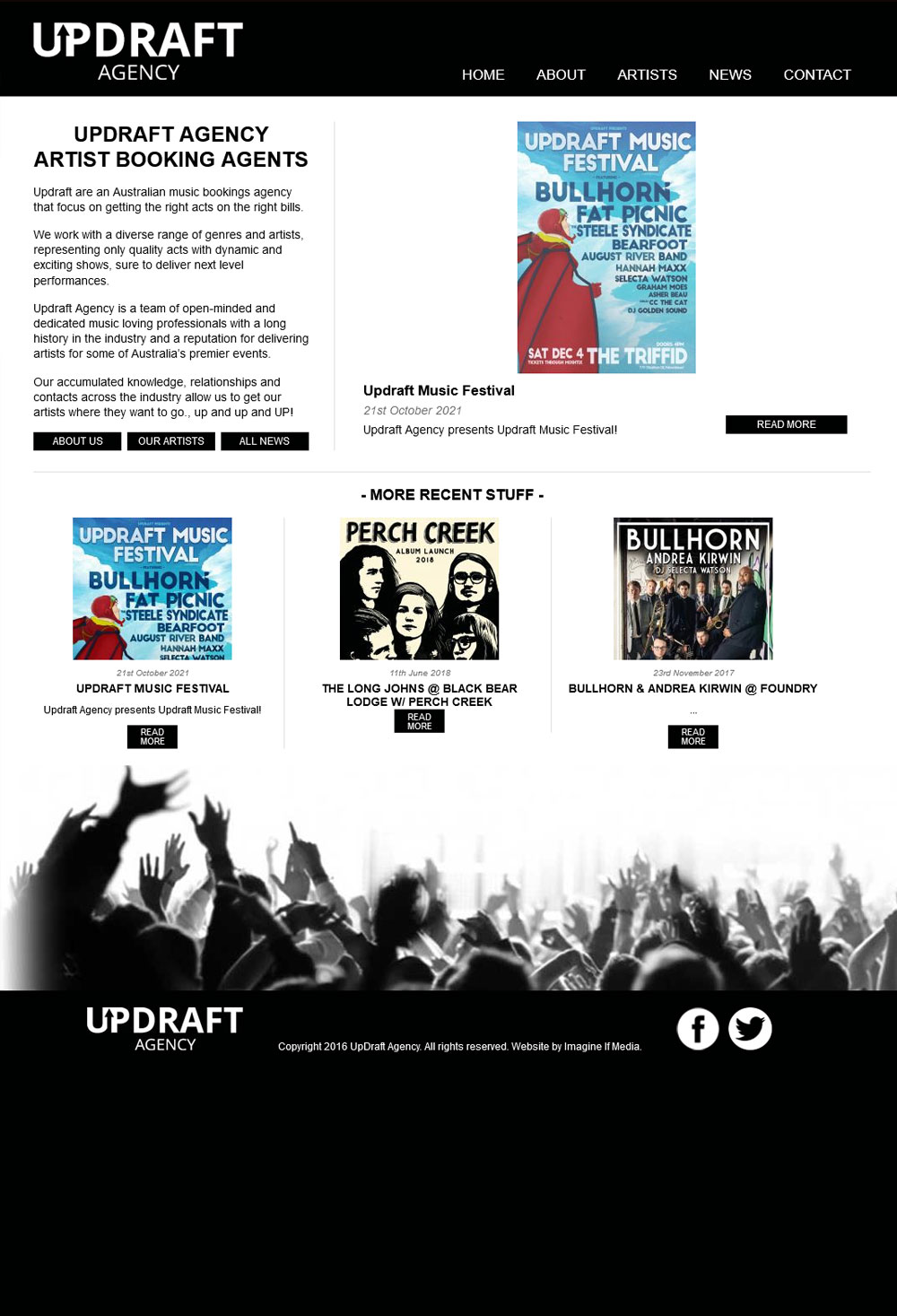 Updraft website screenshot